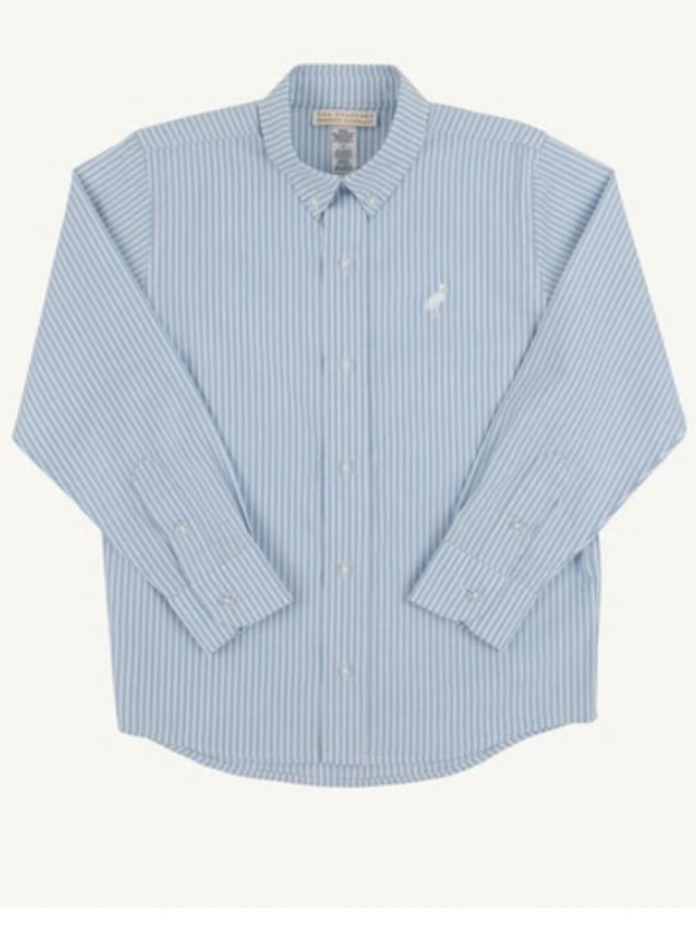 Beaufort Bonnet Dean’s List Dress Shirt Size 12 Blue Stripe Button Down